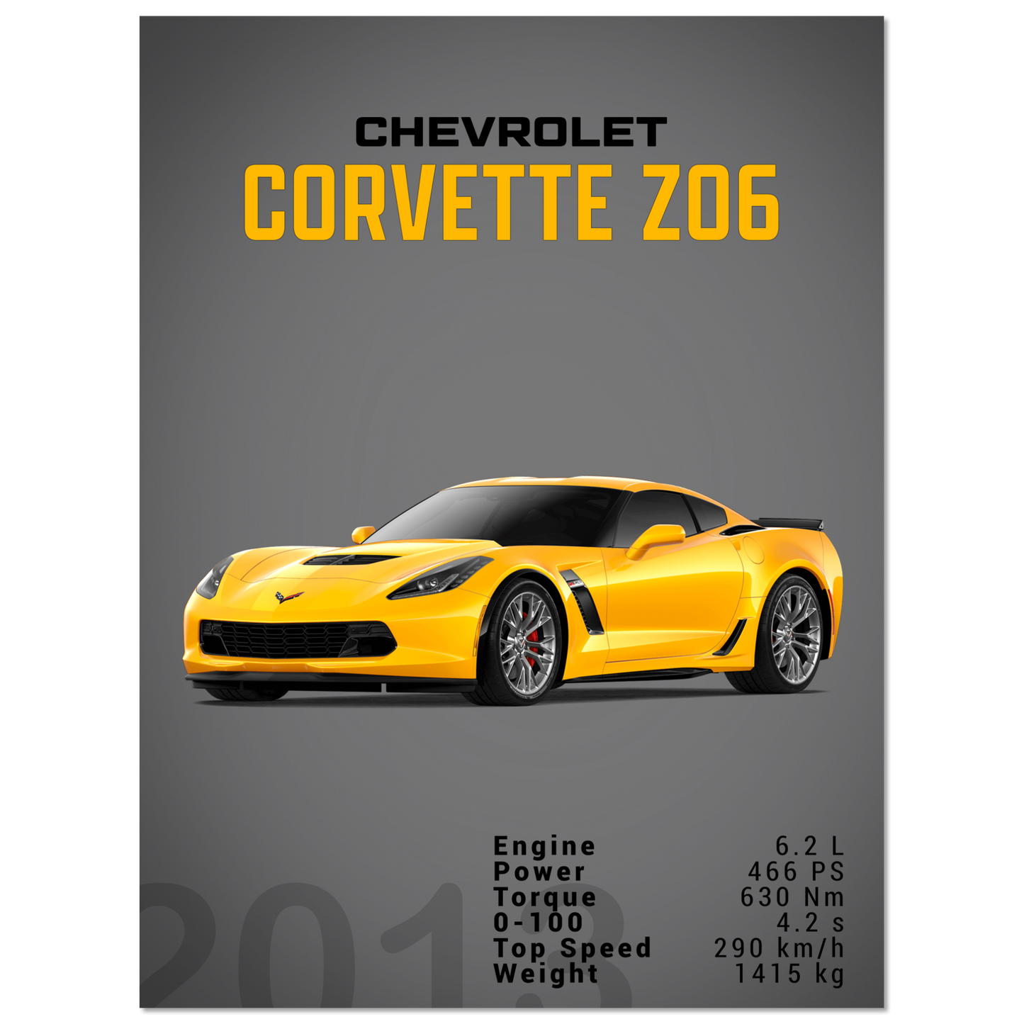 Chevorlet Corvette C7 Z06 (CHEVY03D)