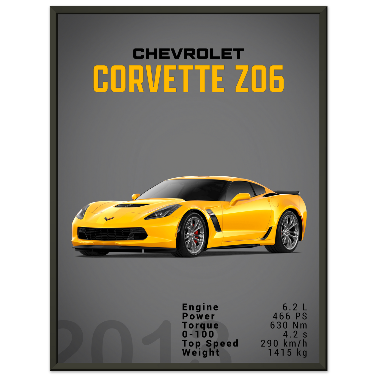 Chevorlet Corvette C7 Z06 (CHEVY03D)