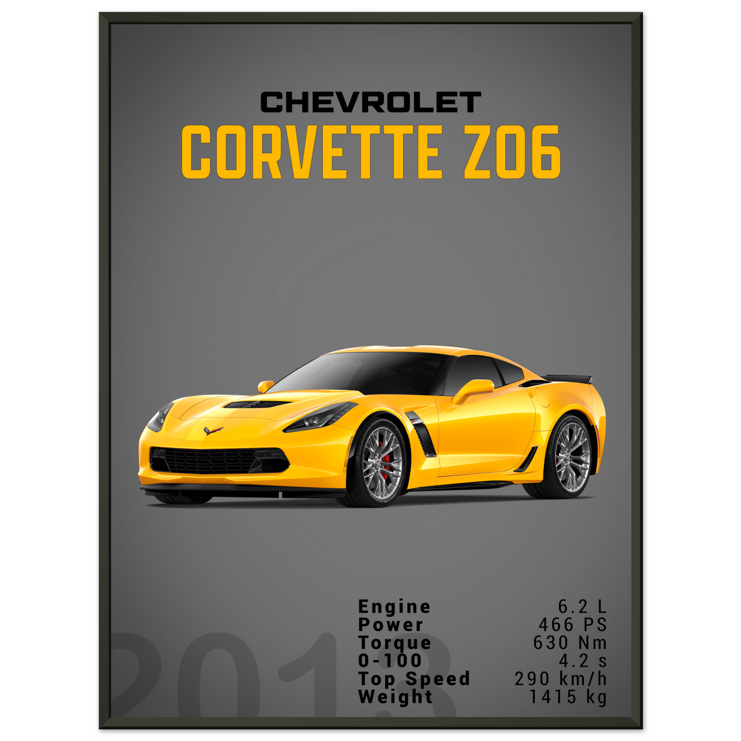 Chevorlet Corvette C7 Z06 (CHEVY03D)