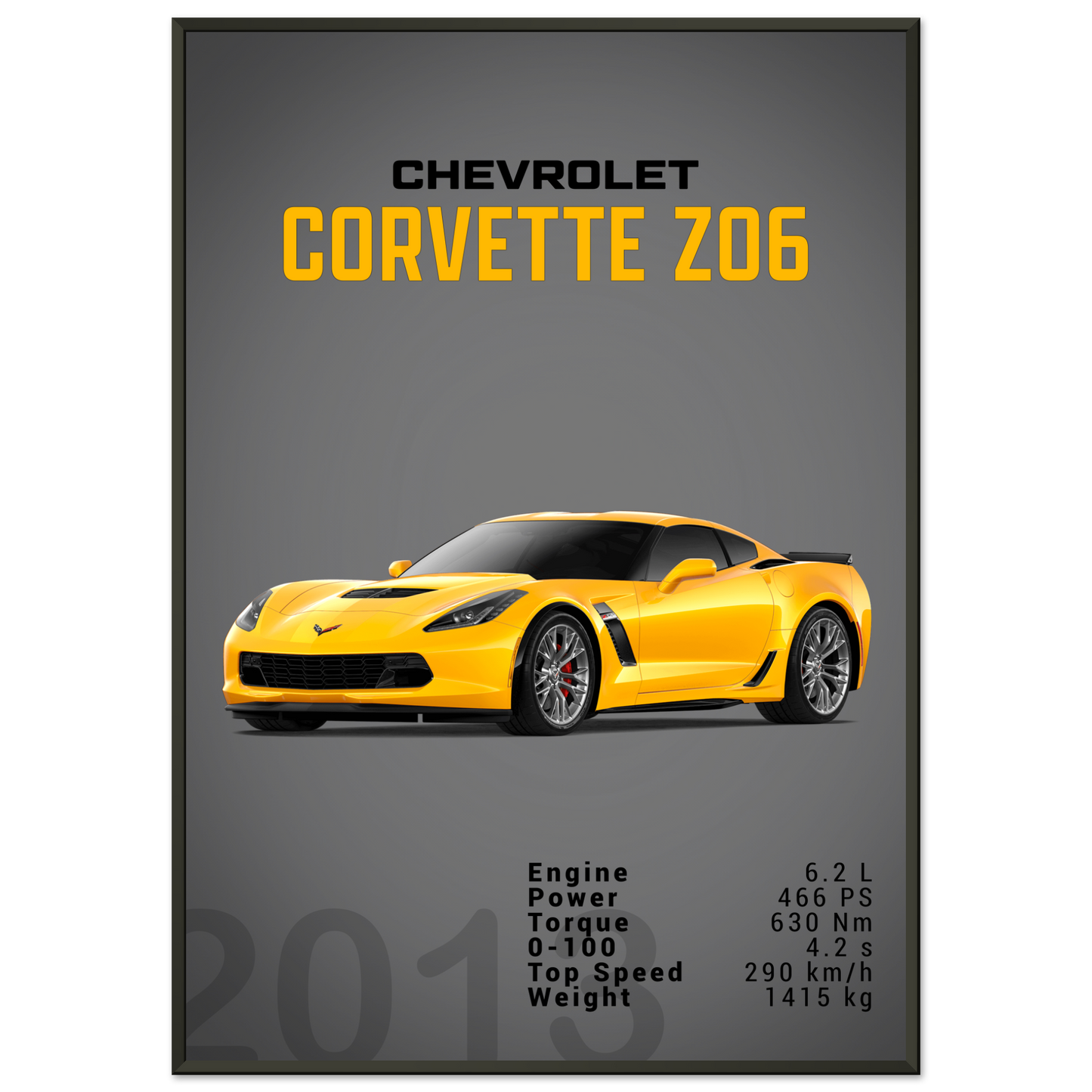 Chevorlet Corvette C7 Z06 (CHEVY03D)