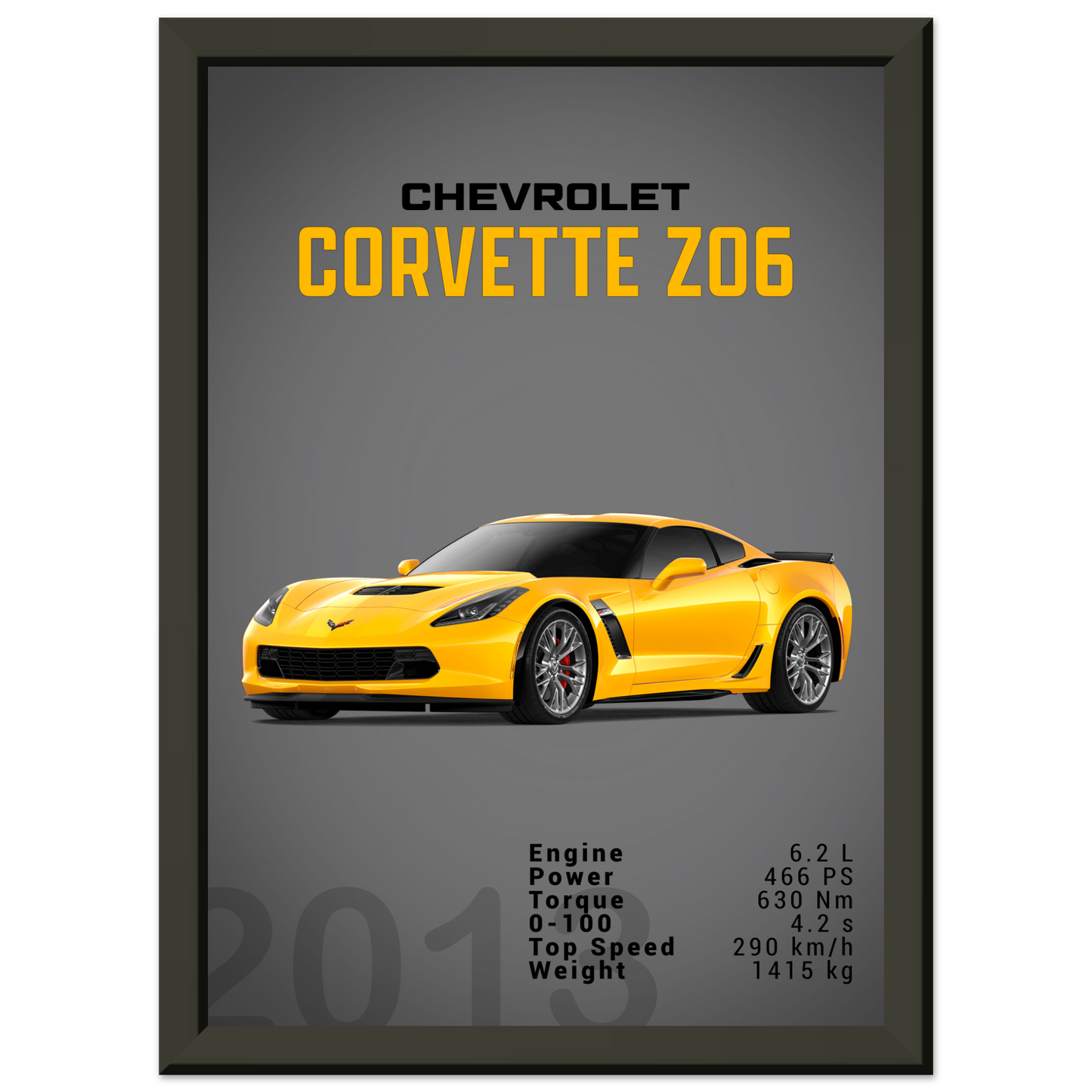 Chevorlet Corvette C7 Z06 (CHEVY03D)