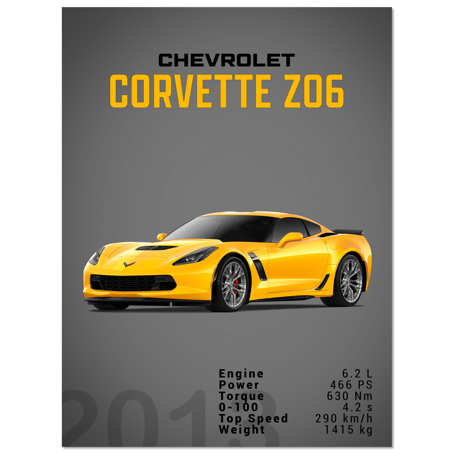 Chevorlet Corvette C7 Z06 (CHEVY03D)