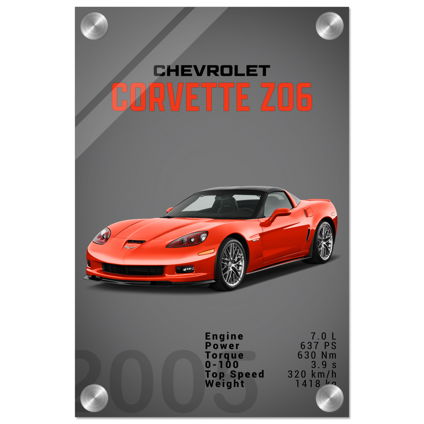 Chevorlet Corvette C6 Z06 (CHEVY04D)