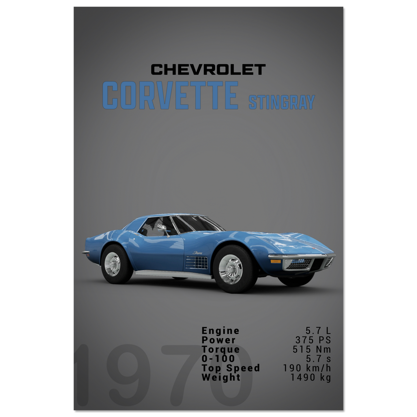 Chevorlet Corvette C3 Stingray (CHEVY06D)