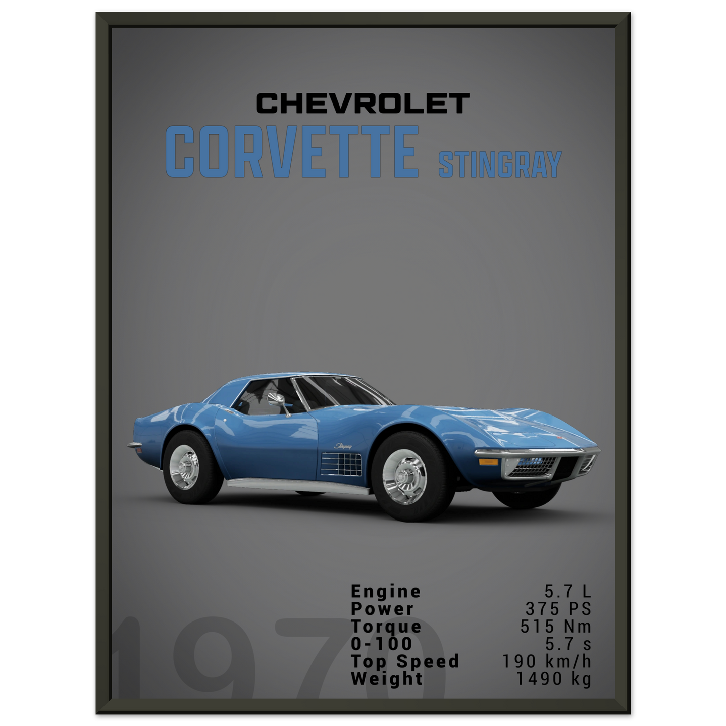 Chevorlet Corvette C3 Stingray (CHEVY06D)