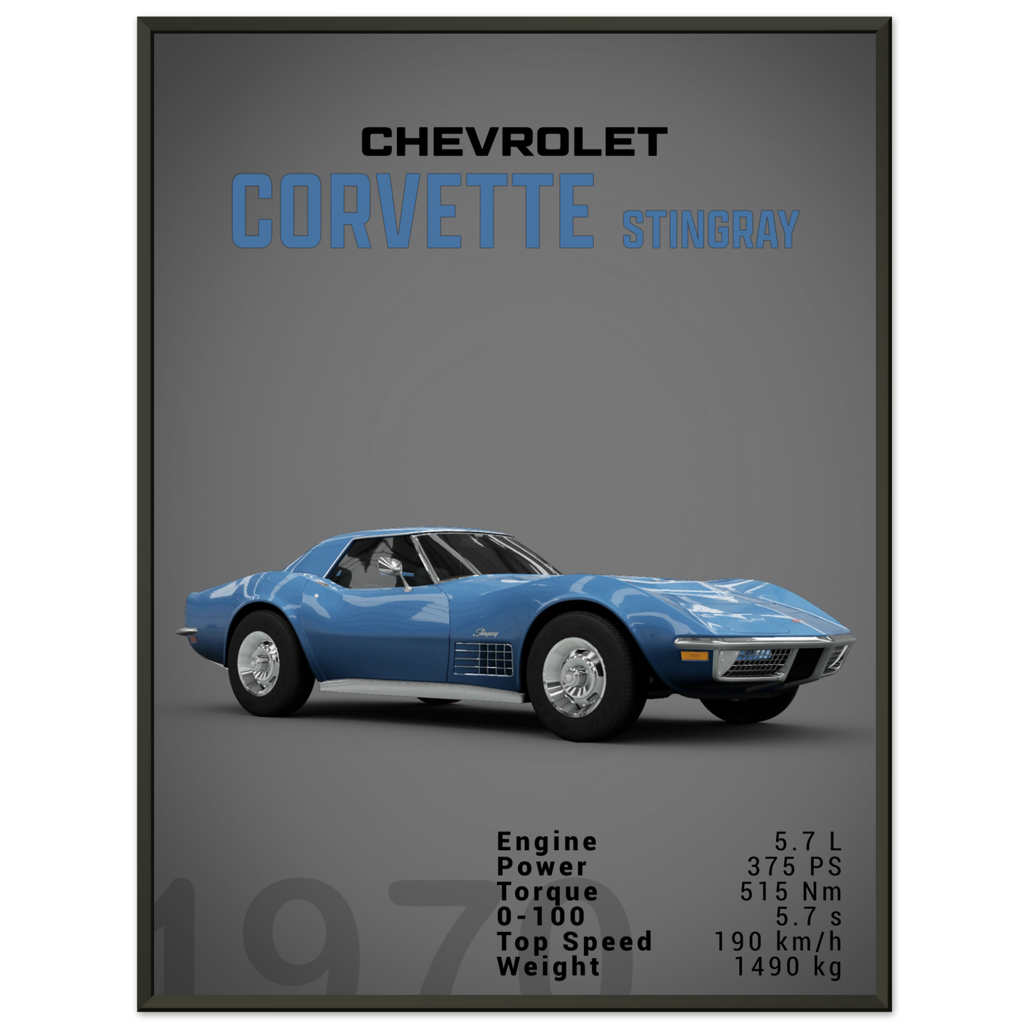 Chevorlet Corvette C3 Stingray (CHEVY06D)