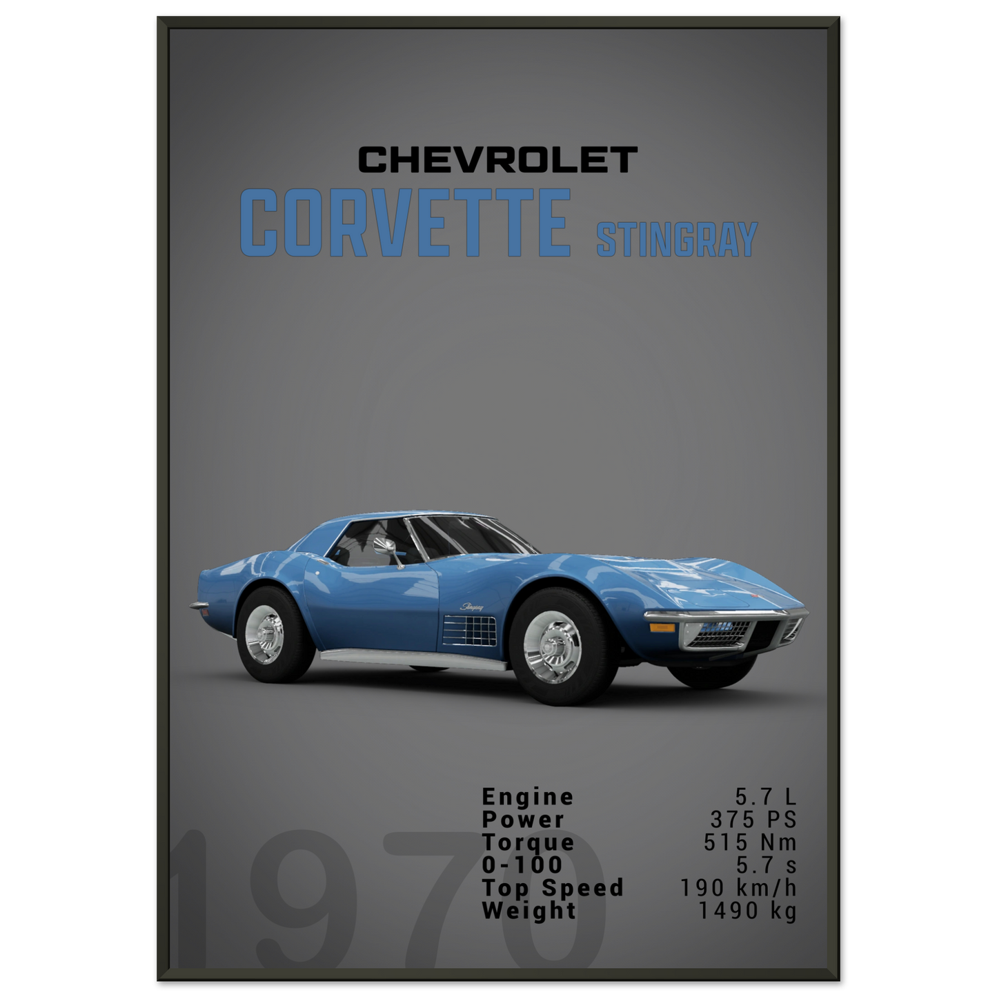 Chevorlet Corvette C3 Stingray (CHEVY06D)