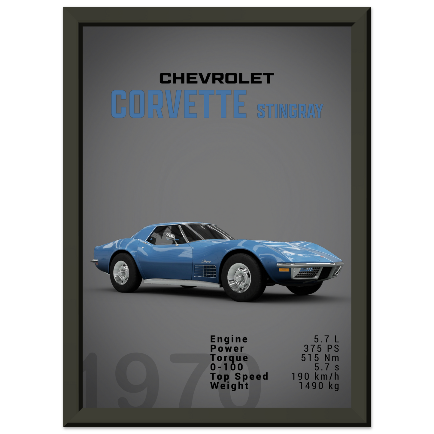 Chevorlet Corvette C3 Stingray (CHEVY06D)