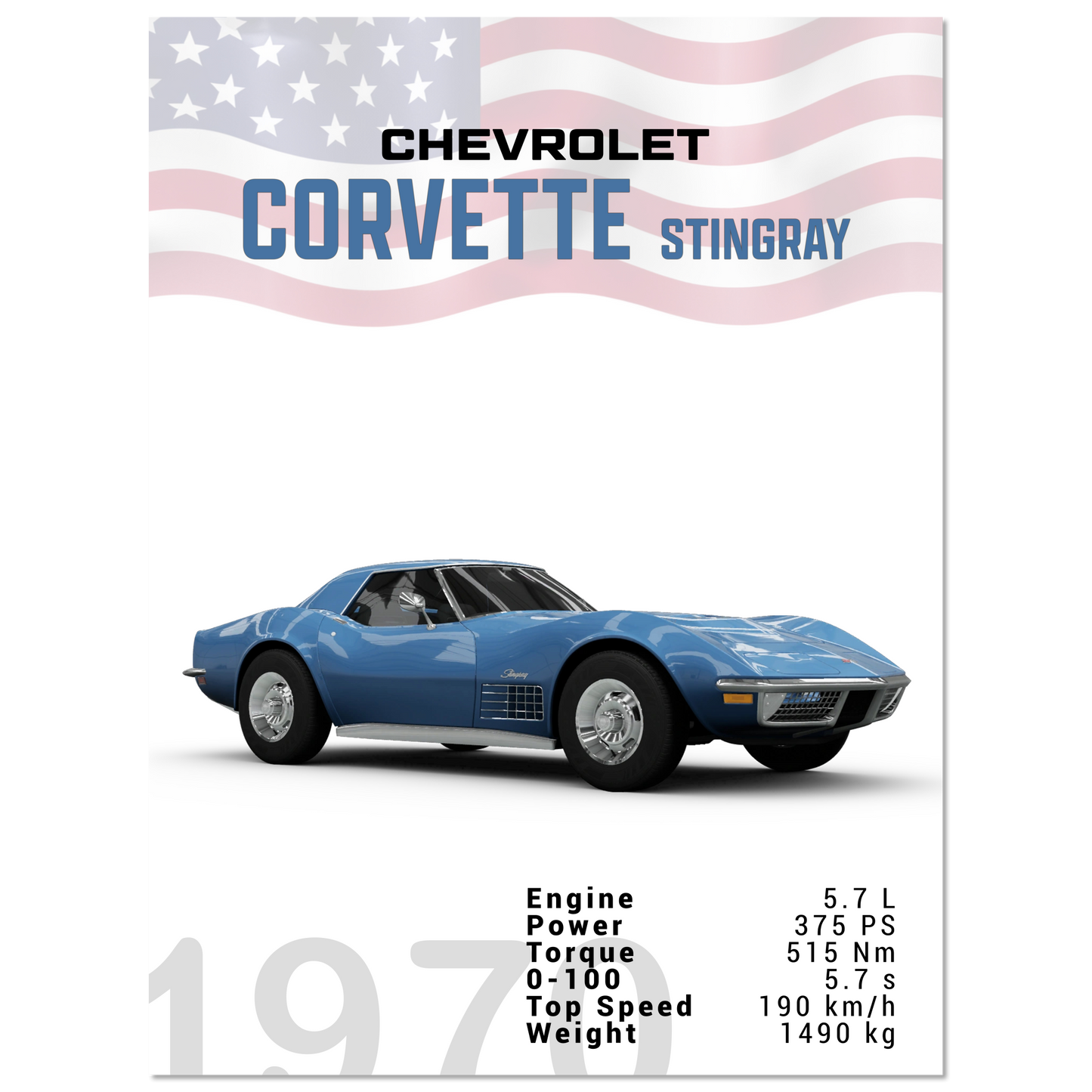 Chevorlet Corvette C3 Stingray (CHEVY06)