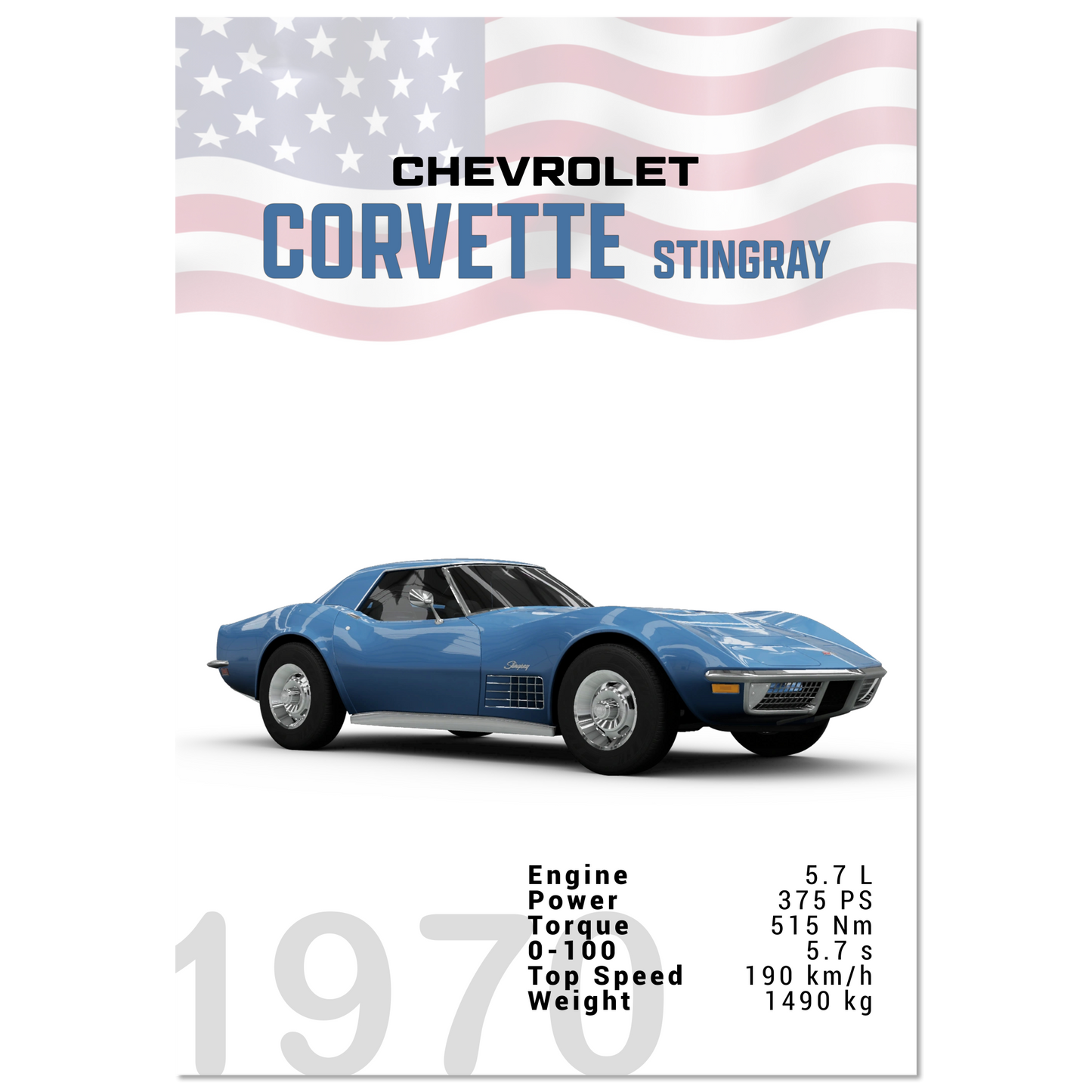 Chevorlet Corvette C3 Stingray (CHEVY06)