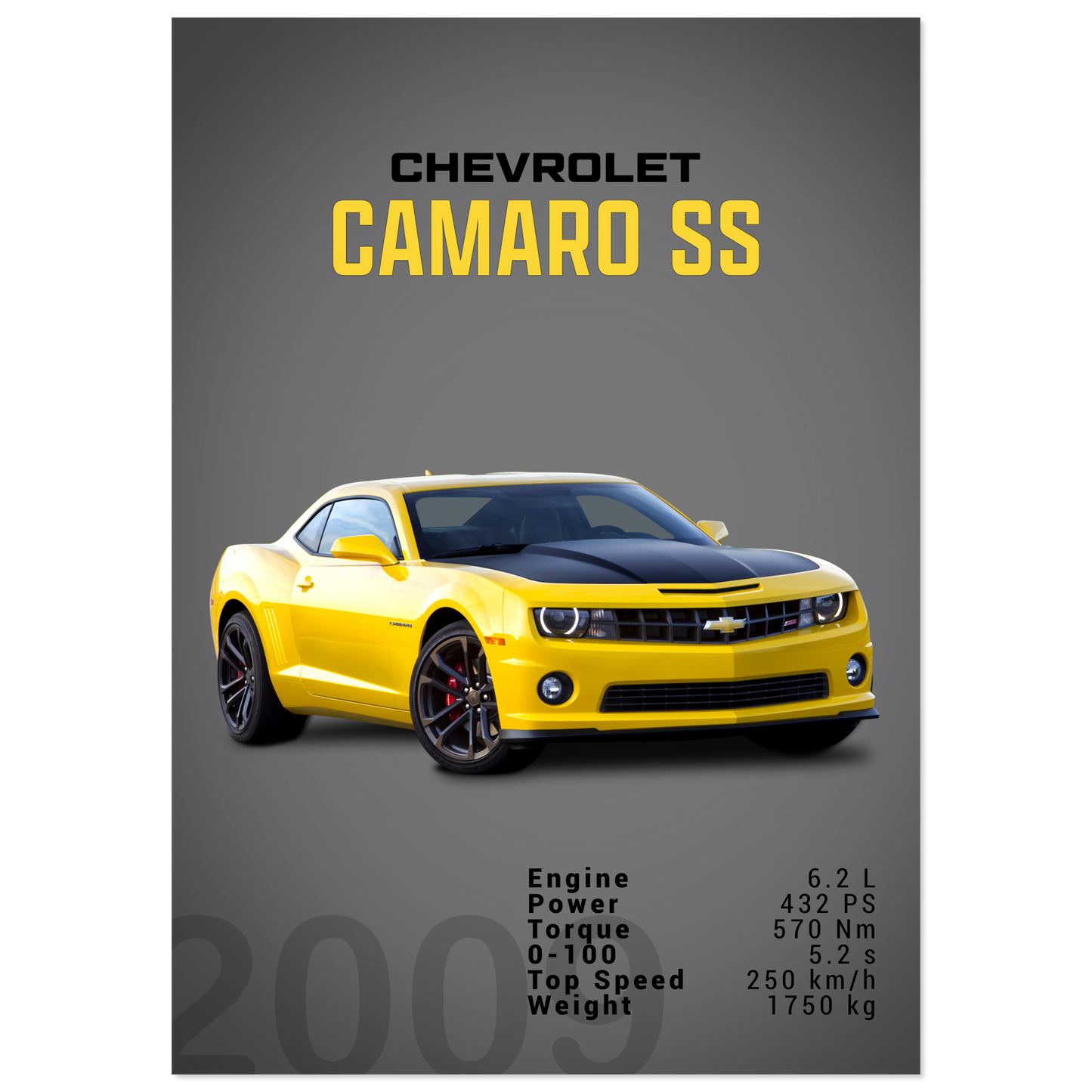 Chevorlet Camaro SS 2009 (CHEVY10D)