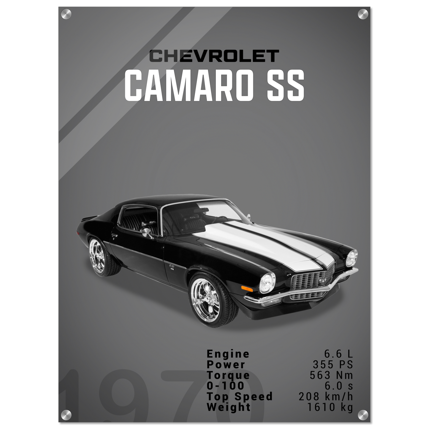 Chevorlet Camaro SS 1970 (CHEVY13D)