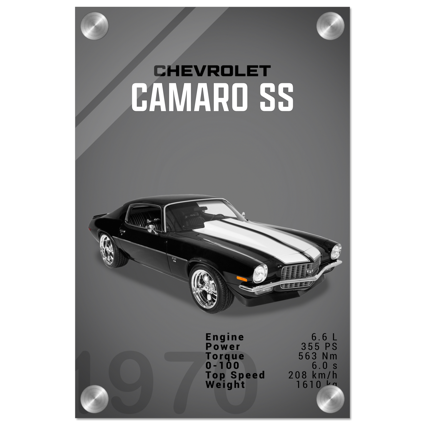 Chevorlet Camaro SS 1970 (CHEVY13D)