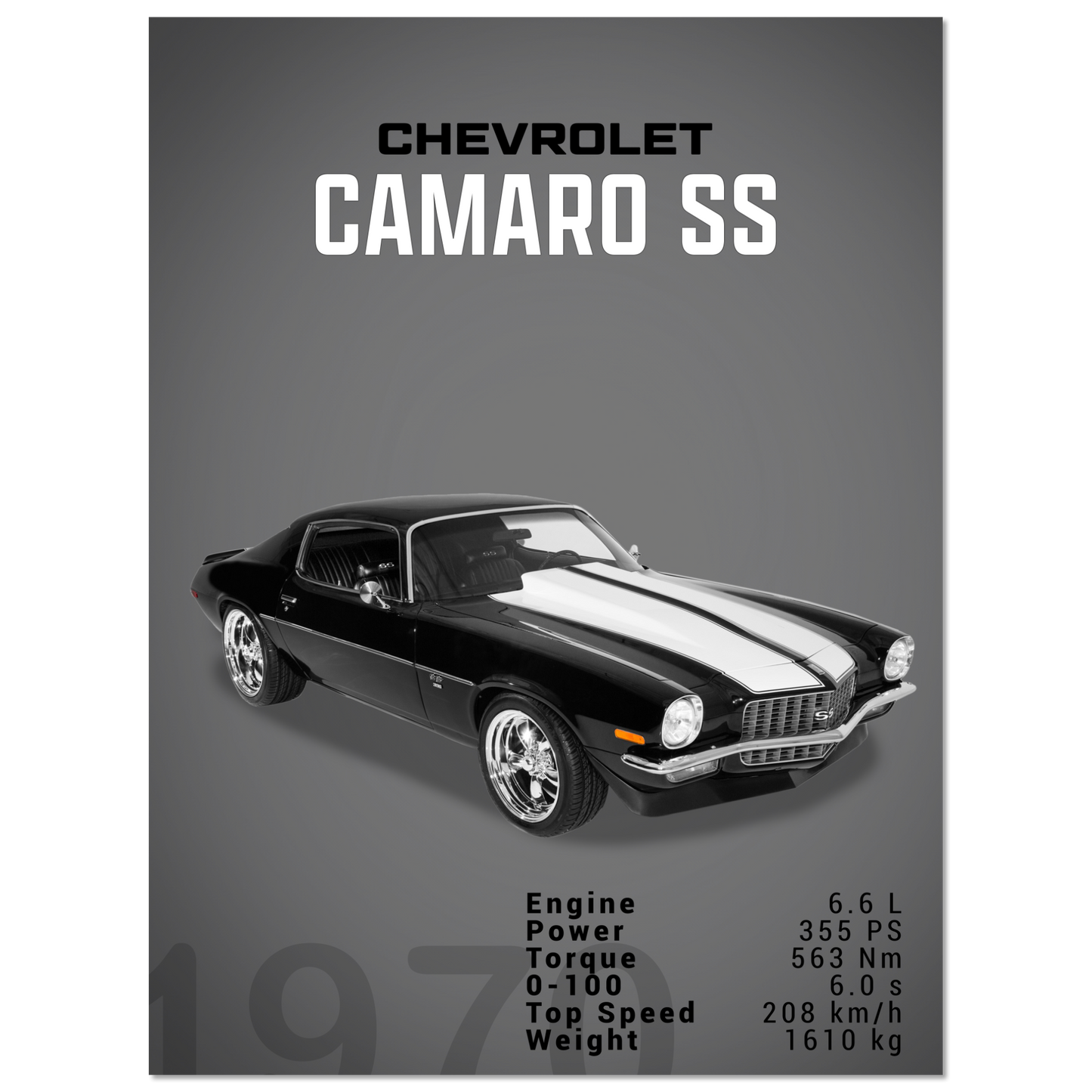 Chevorlet Camaro SS 1970 (CHEVY13D)
