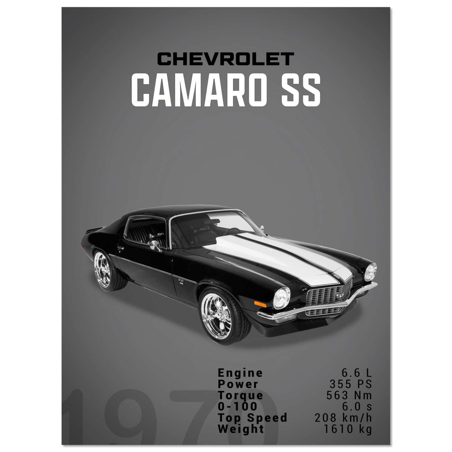 Chevorlet Camaro SS 1970 (CHEVY13D)