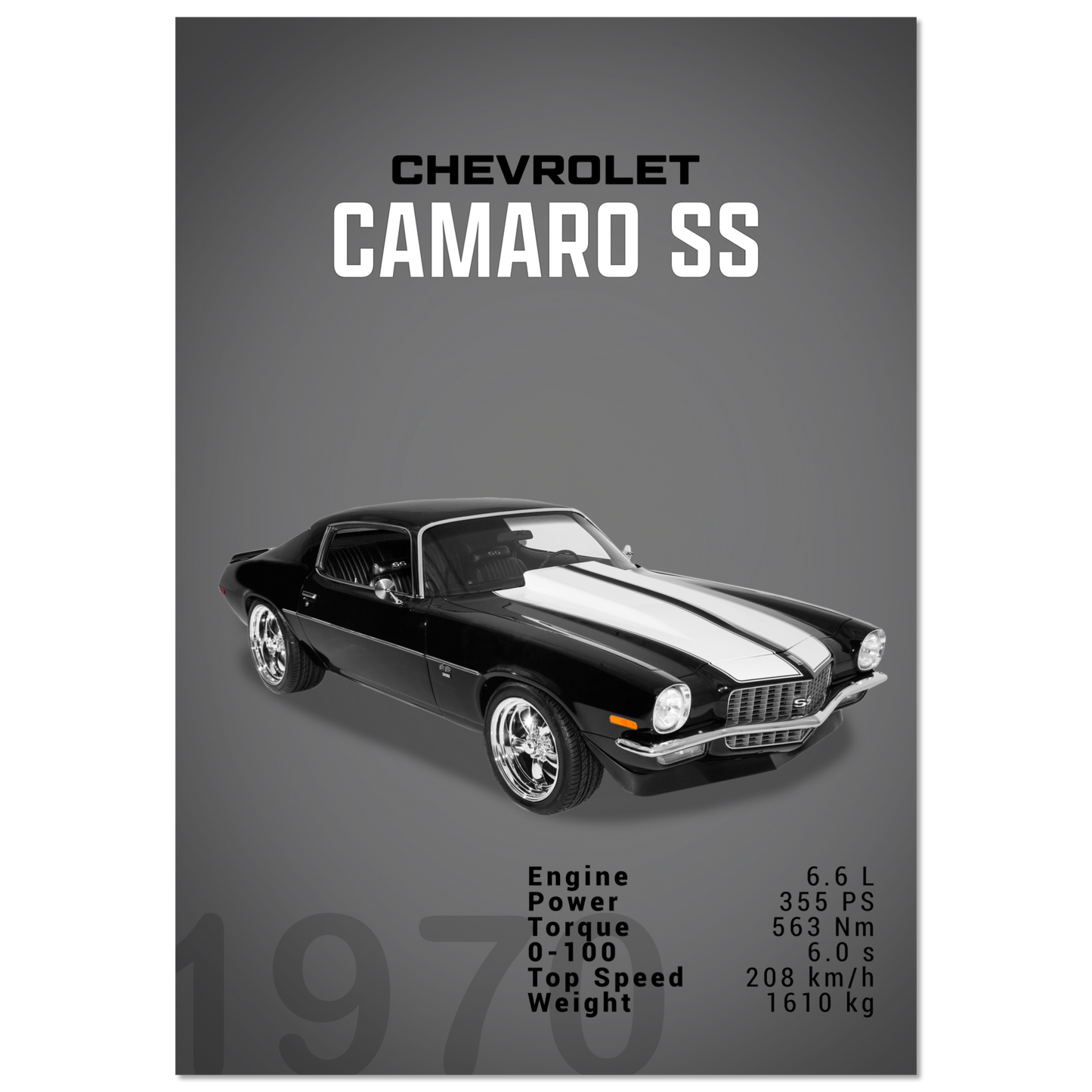 Chevorlet Camaro SS 1970 (CHEVY13D)