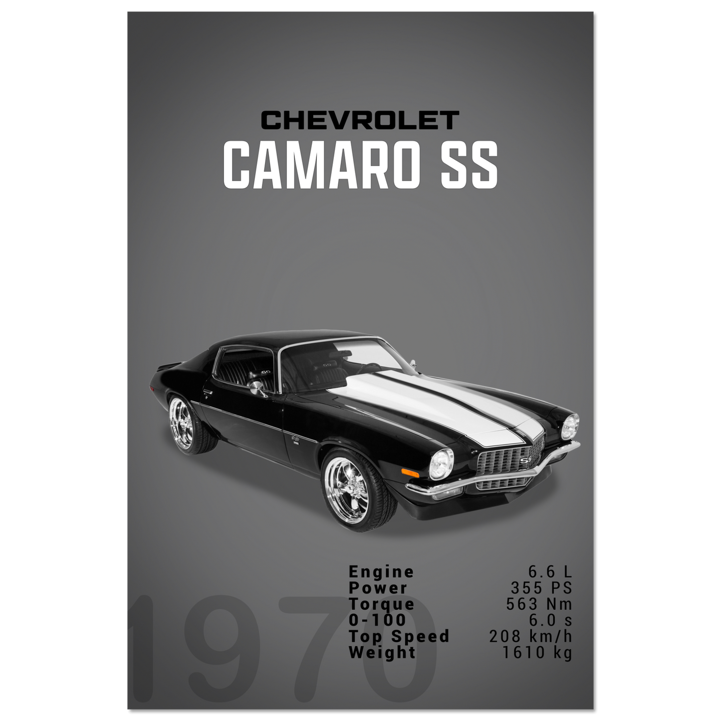 Chevorlet Camaro SS 1970 (CHEVY13D)