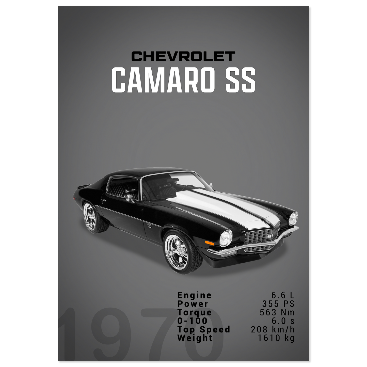 Chevorlet Camaro SS 1970 (CHEVY13D)