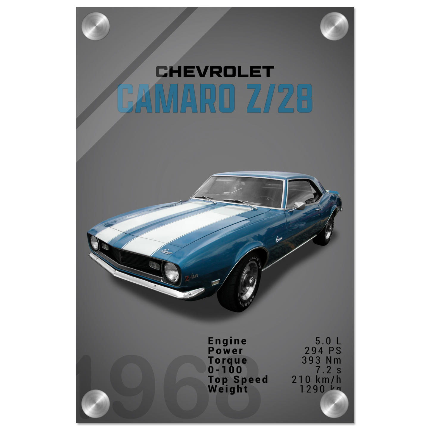 Chevorlet Camaro Z28 1968 (CHEVY14D)