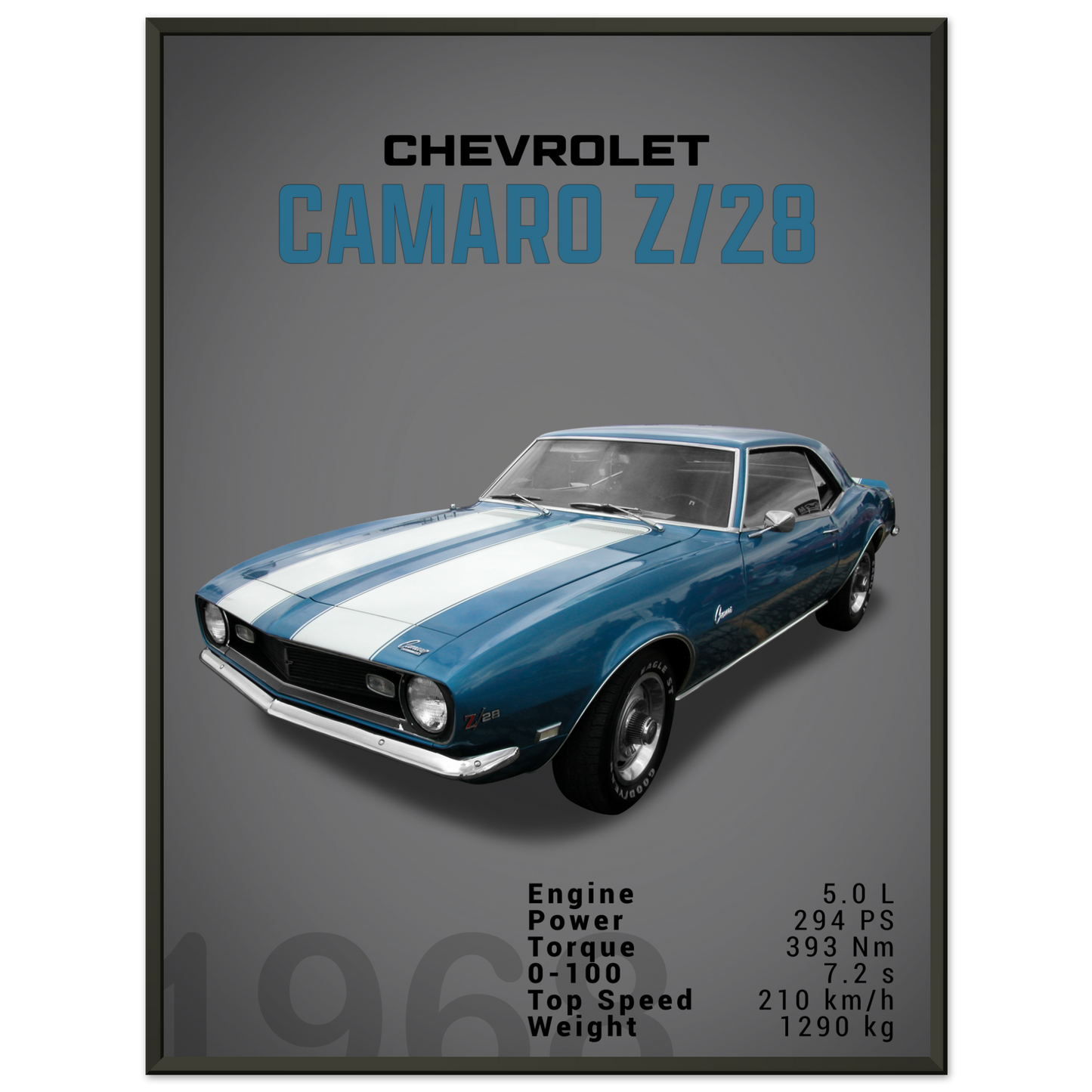 Chevorlet Camaro Z28 1968 (CHEVY14D)