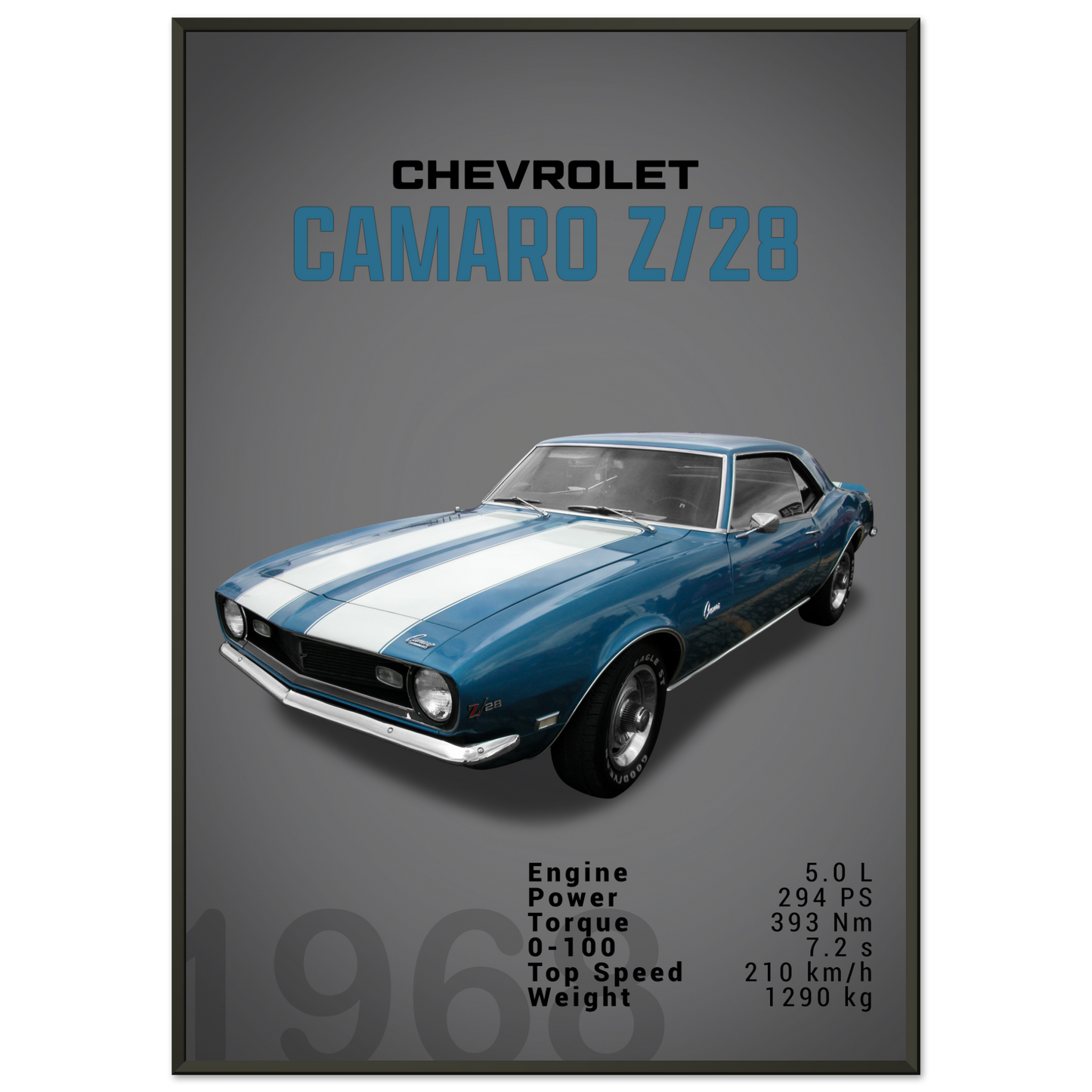 Chevorlet Camaro Z28 1968 (CHEVY14D)