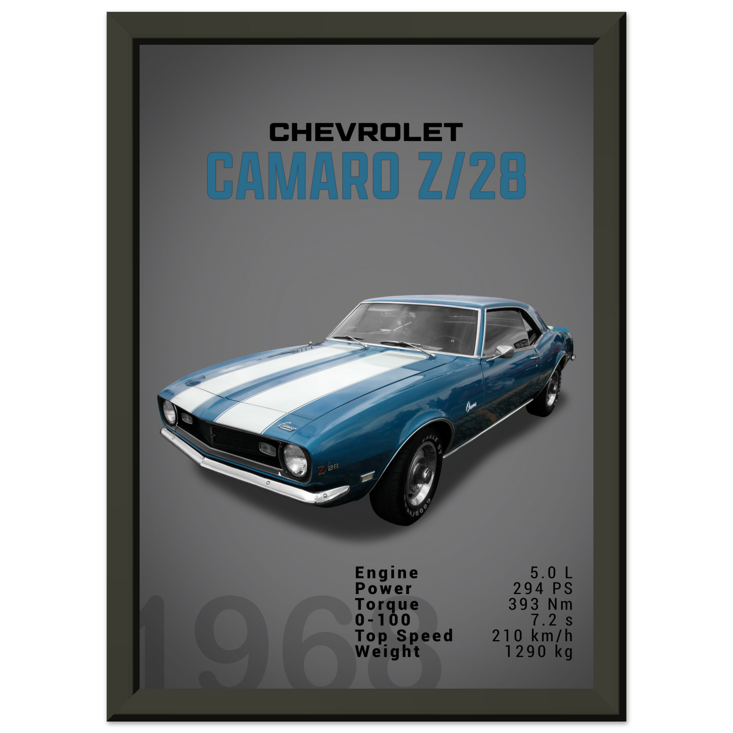 Chevorlet Camaro Z28 1968 (CHEVY14D)
