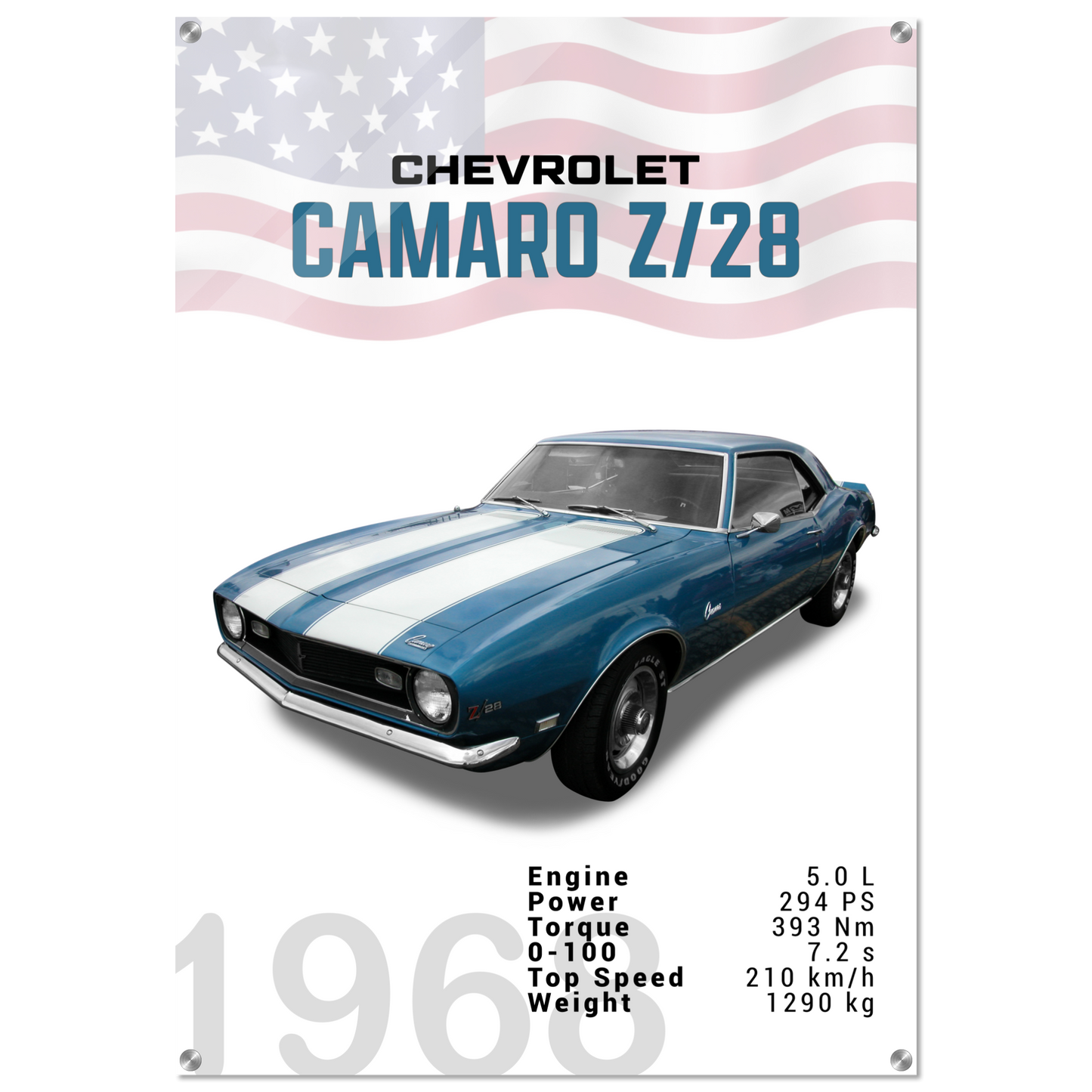 Chevorlet Camaro Z28 1968 (CHEVY14)