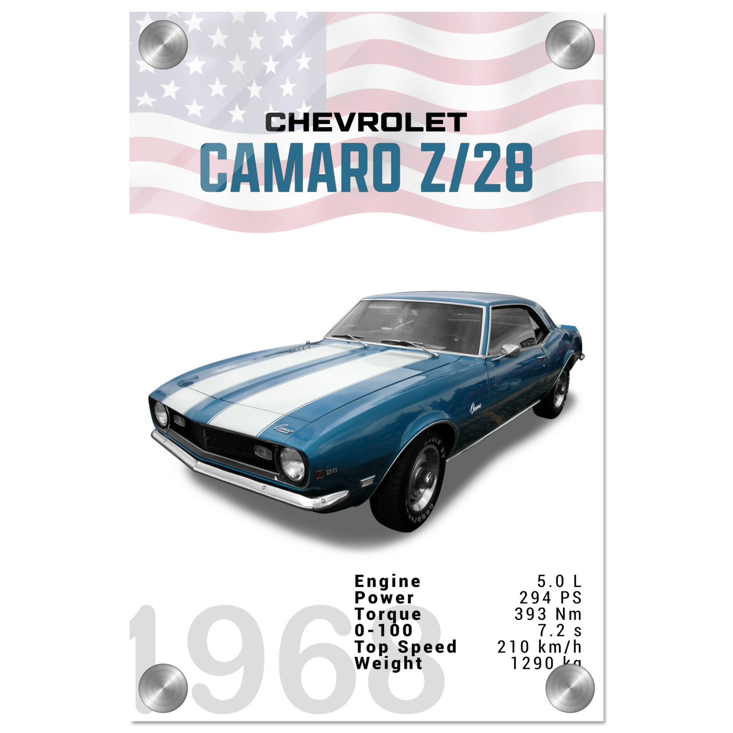 Chevorlet Camaro Z28 1968 (CHEVY14)