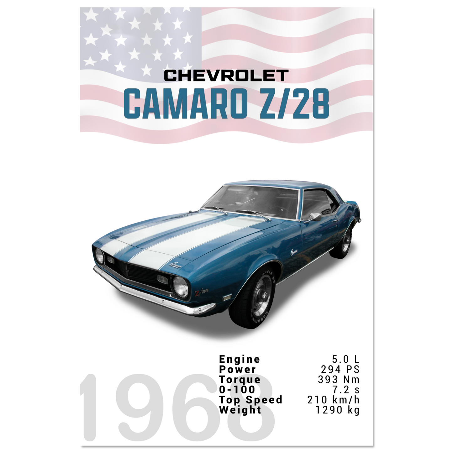 Chevorlet Camaro Z28 1968 (CHEVY14)