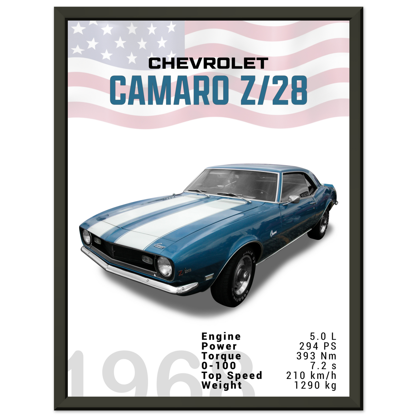 Chevorlet Camaro Z28 1968 (CHEVY14)