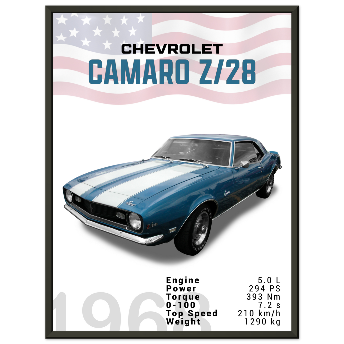 Chevorlet Camaro Z28 1968 (CHEVY14)