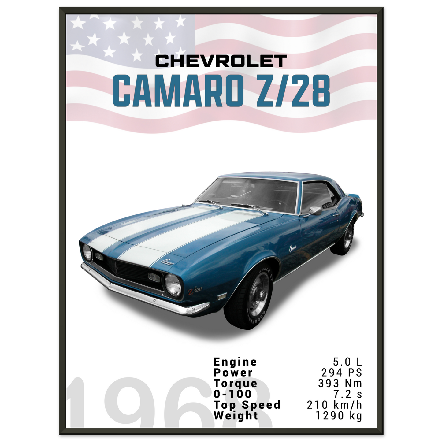 Chevorlet Camaro Z28 1968 (CHEVY14)
