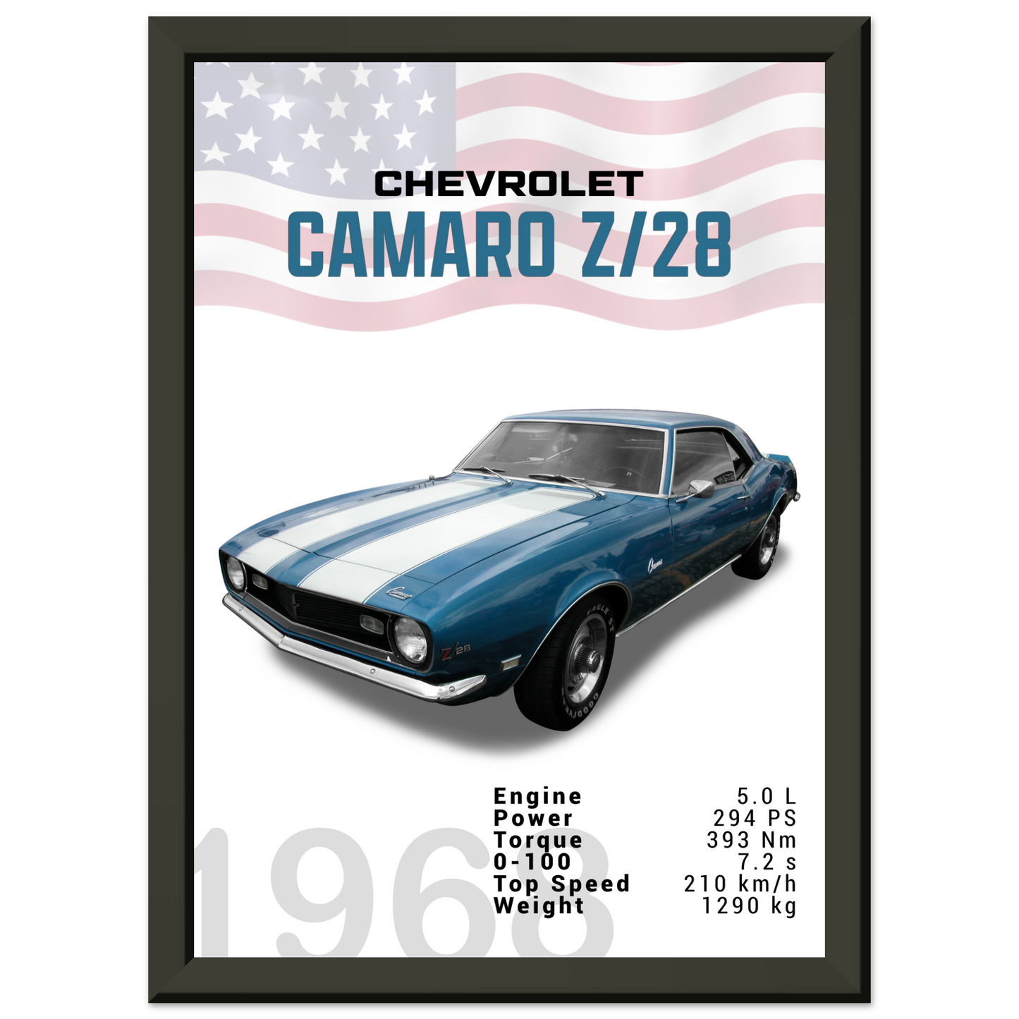 Chevorlet Camaro Z28 1968 (CHEVY14)