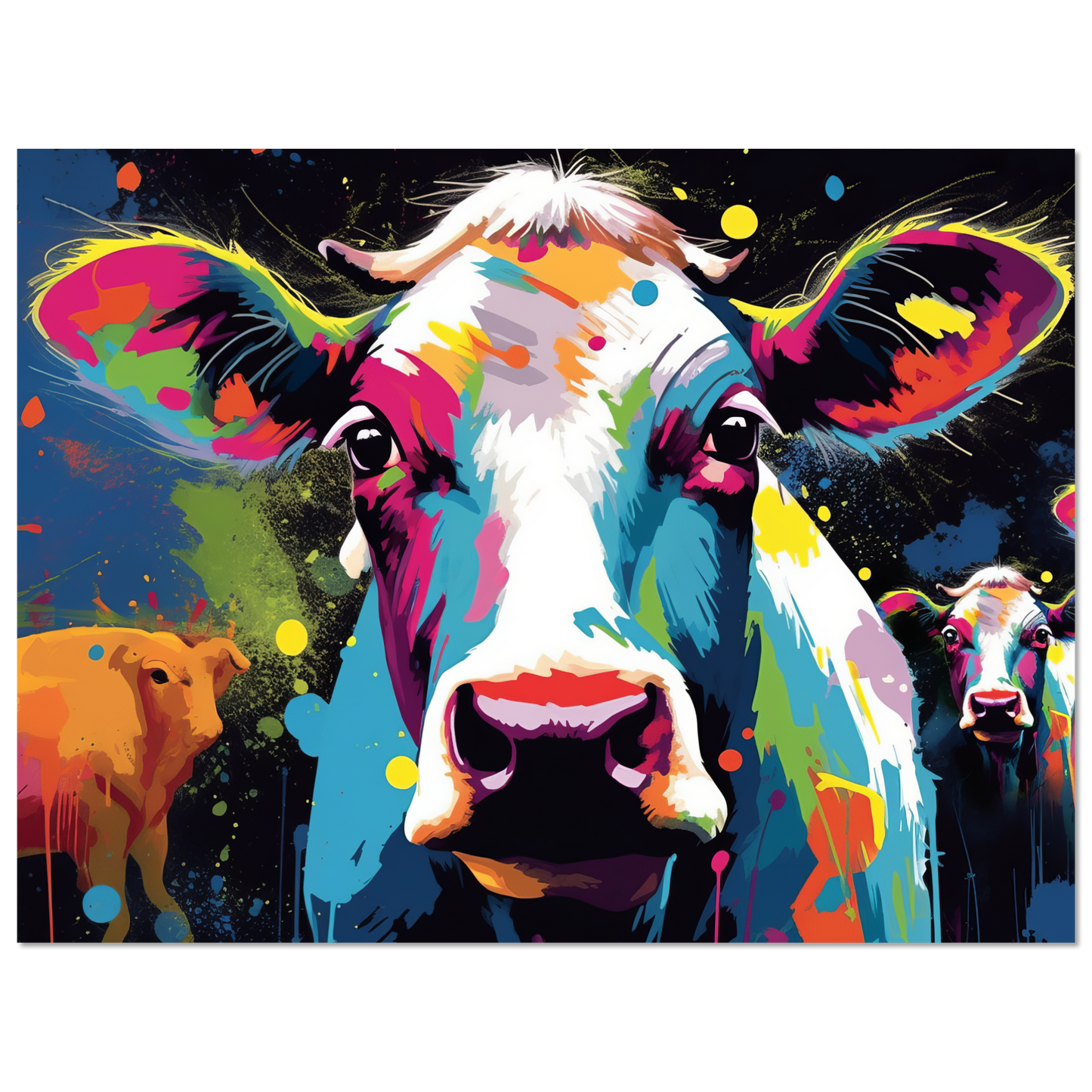 Cow cows pop art (COW09)