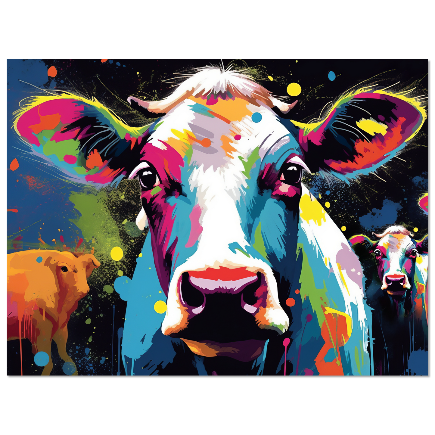 Cow cows pop art (COW09)