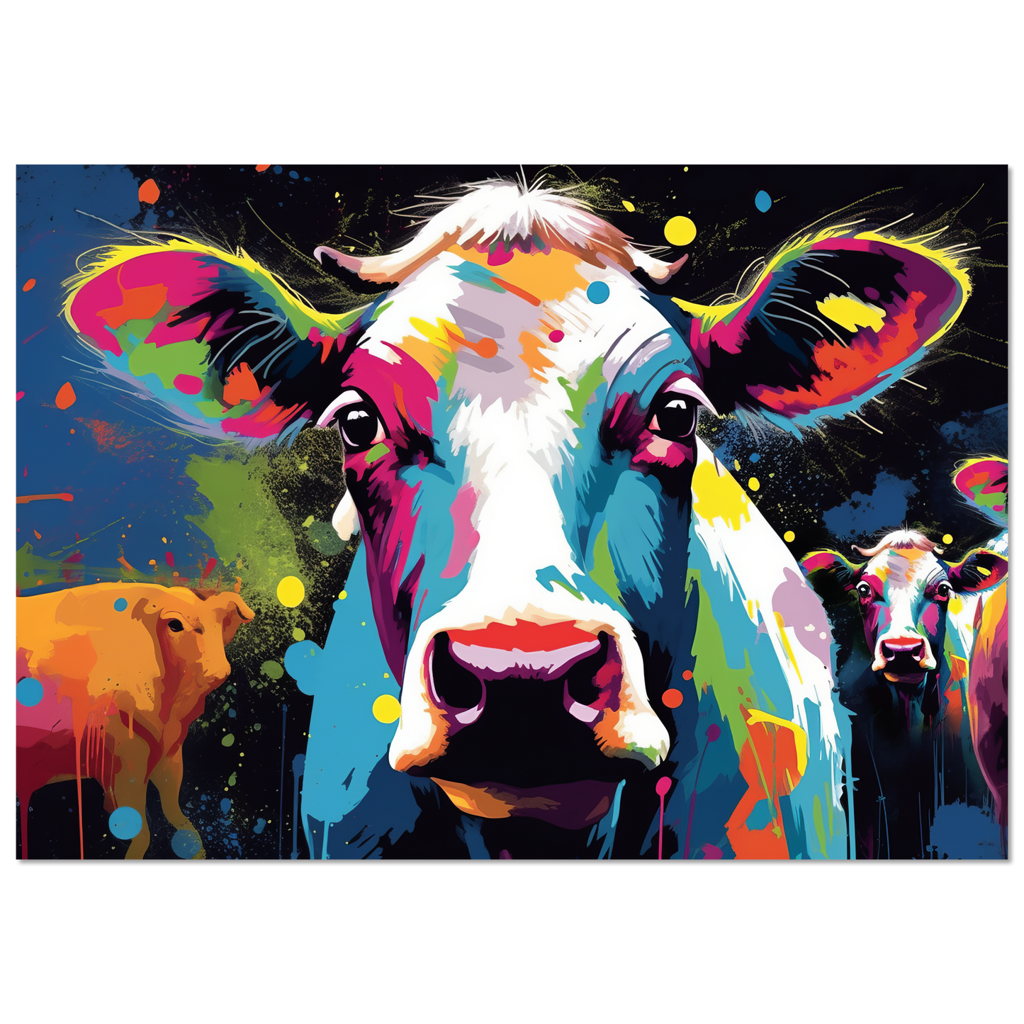 Cow cows pop art (COW09)