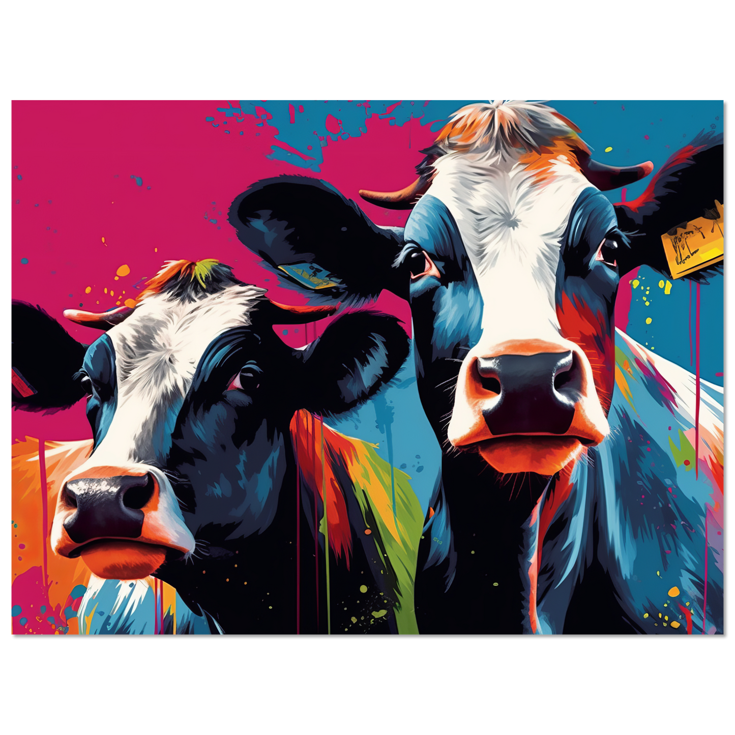 Cow cows pop art (COW10)