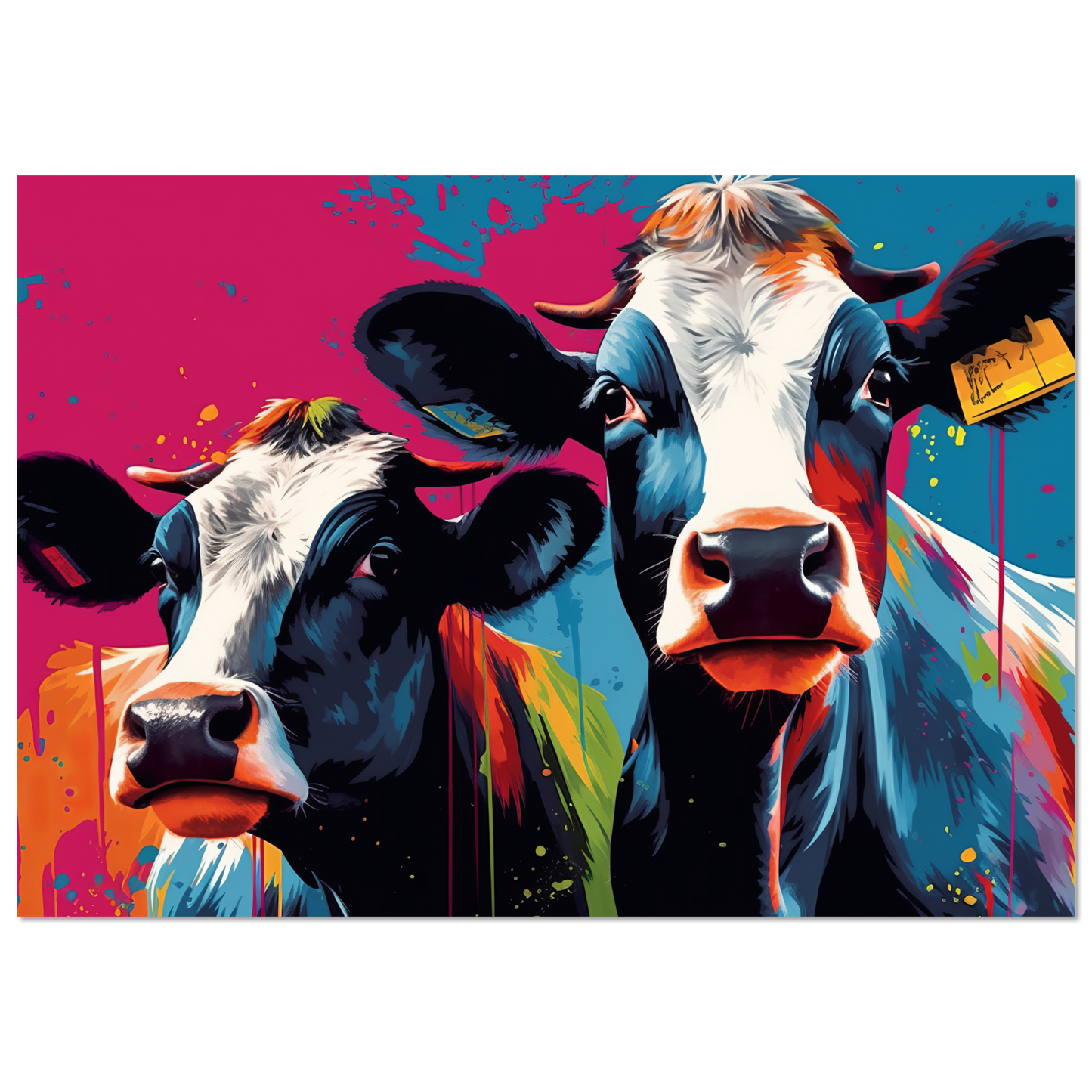 Cow cows pop art (COW10)
