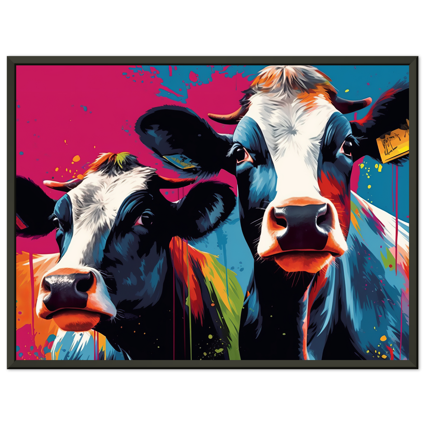 Cow cows pop art (COW10)
