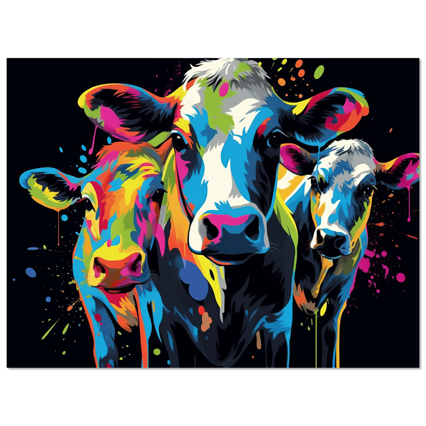 Cow cows pop art (COW11)