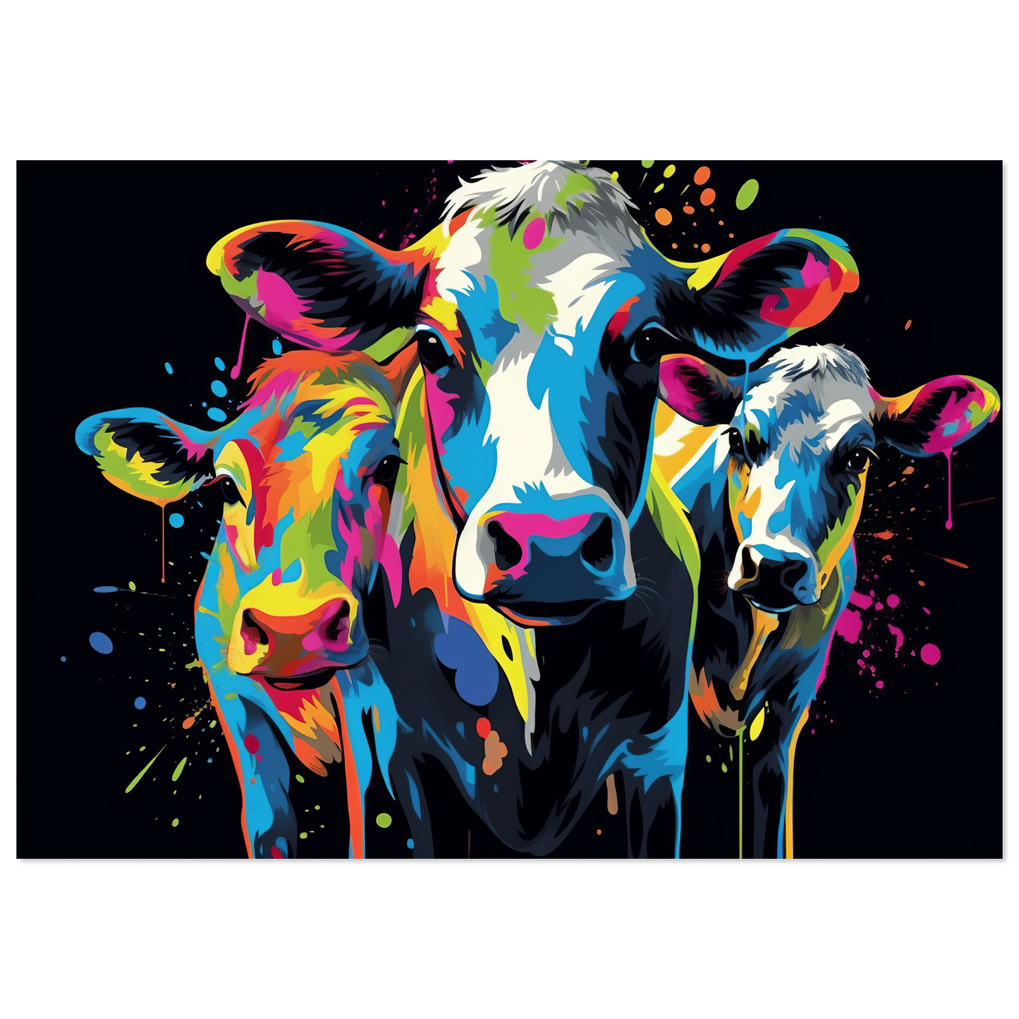 Cow cows pop art (COW11)