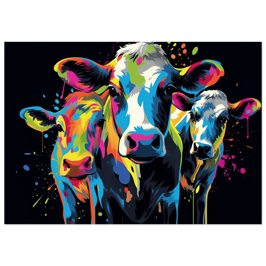 Cow cows pop art (COW11)