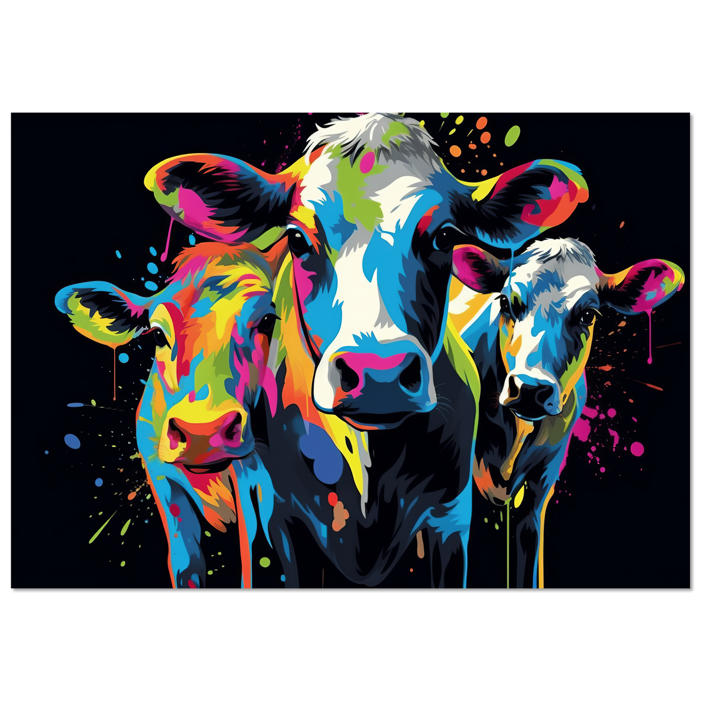 Cow cows pop art (COW11)