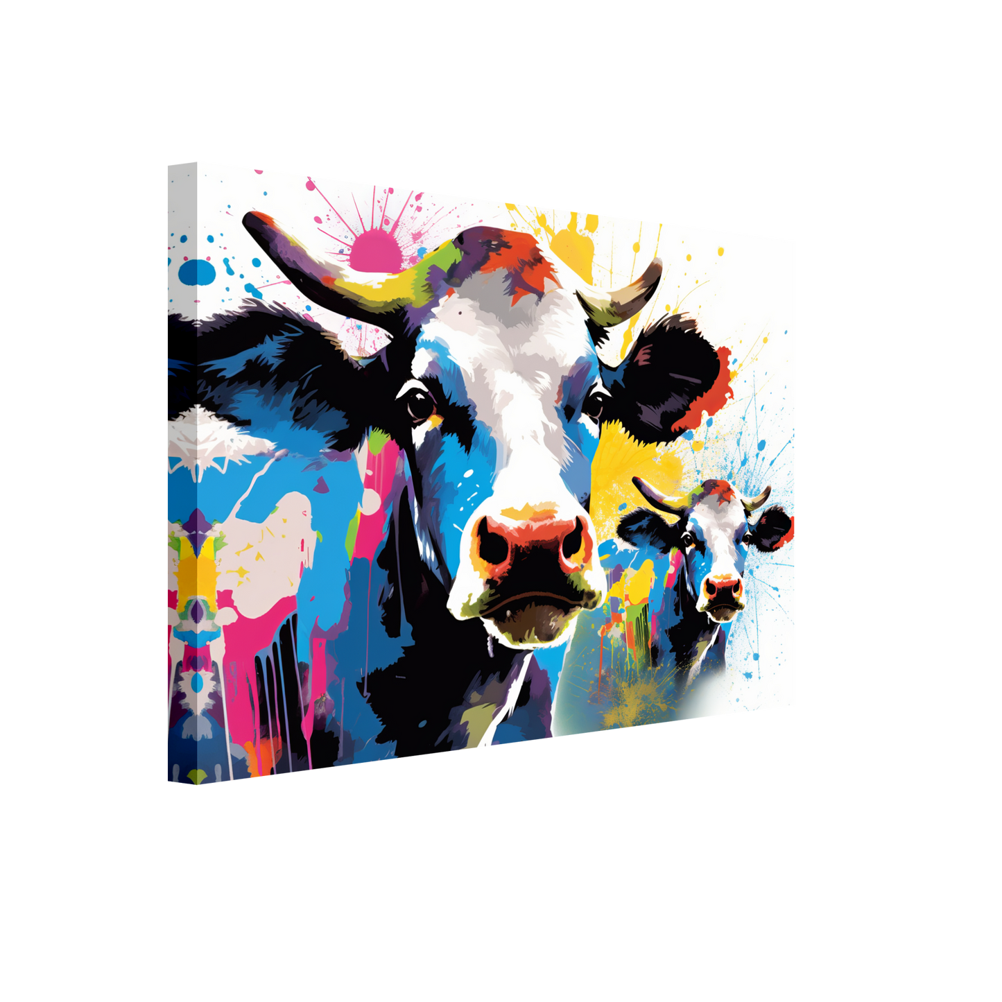 Kuh Kühe Pop-Art (COW13)