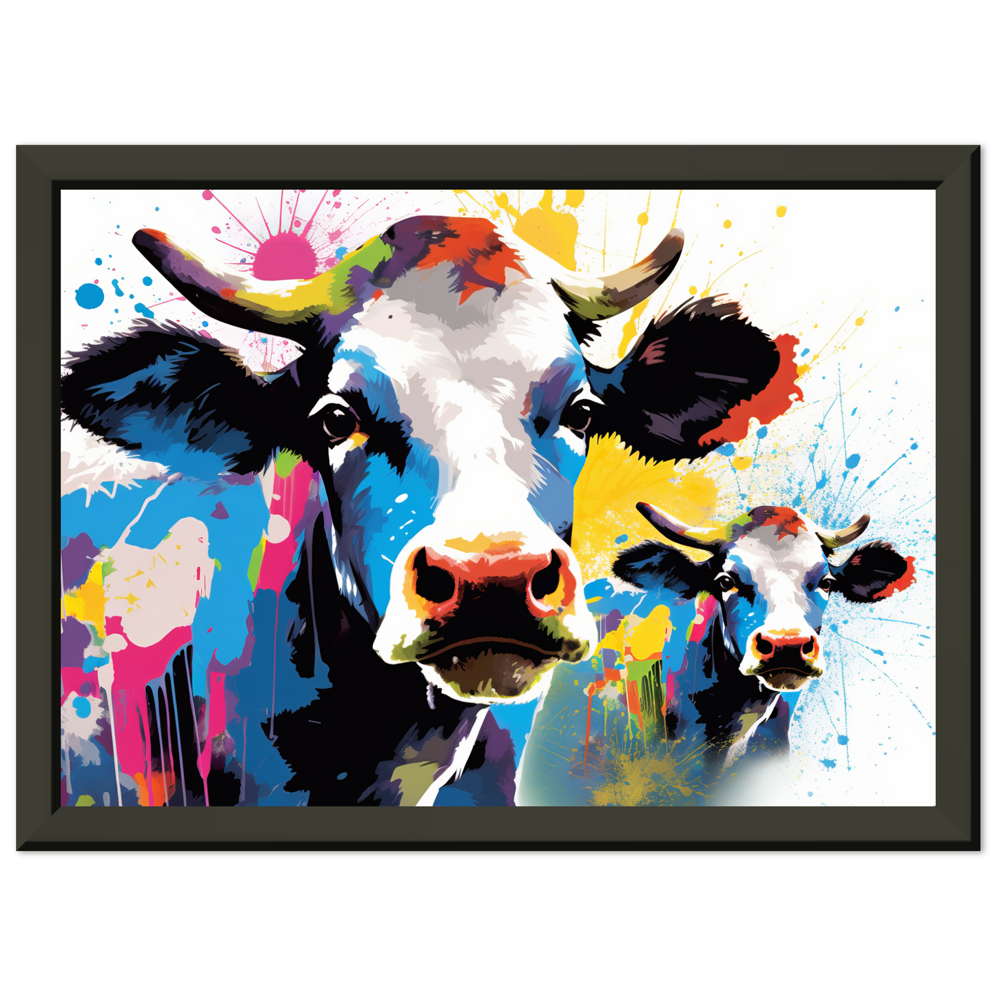 Kuh Kühe Pop-Art (COW13)