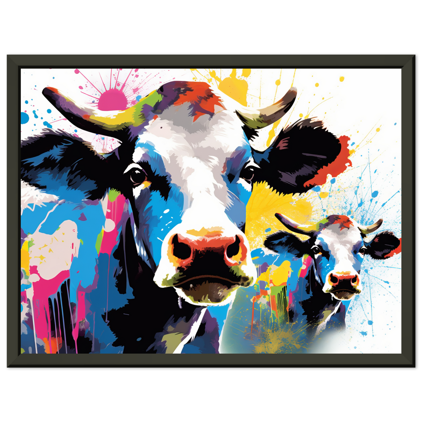 Kuh Kühe Pop-Art (COW13)