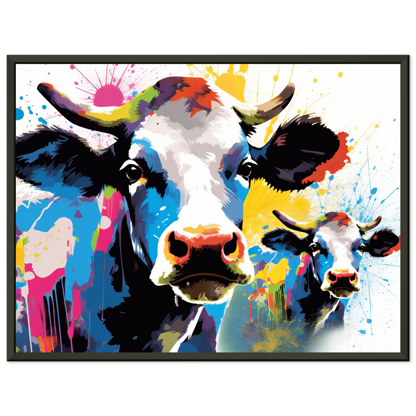 Kuh Kühe Pop-Art (COW13)