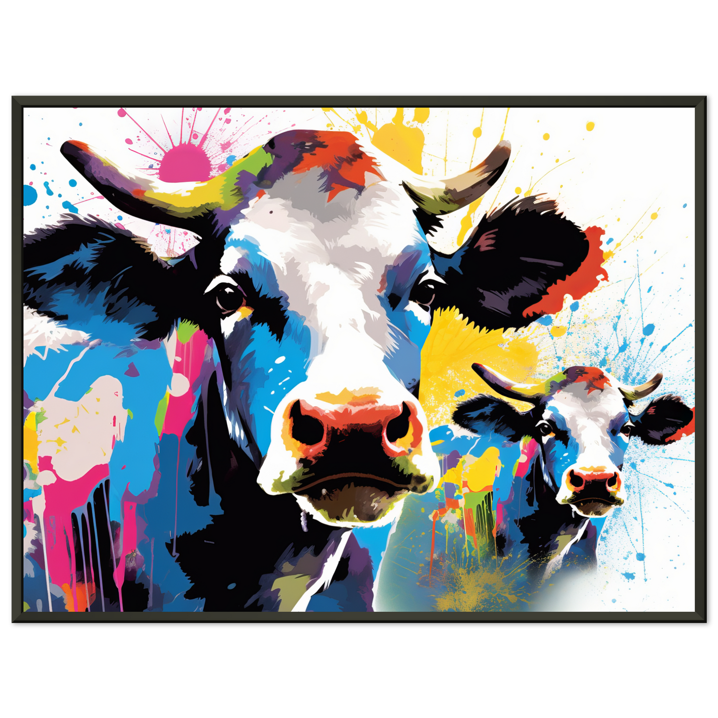 Kuh Kühe Pop-Art (COW13)