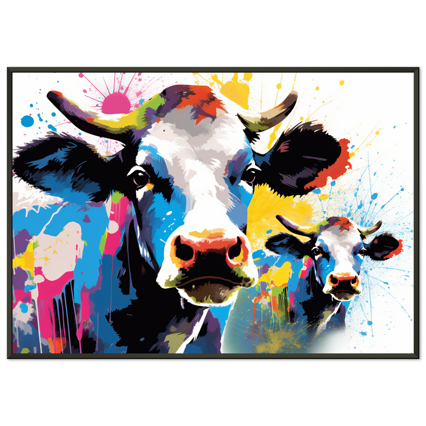 Kuh Kühe Pop-Art (COW13)