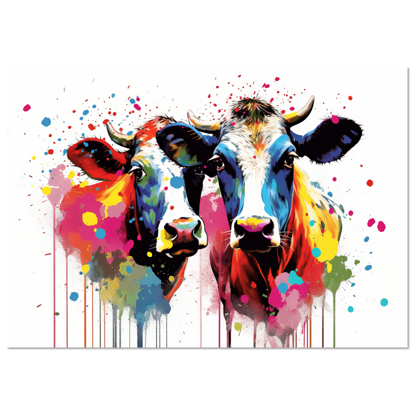 Cow cows pop art (COW14)
